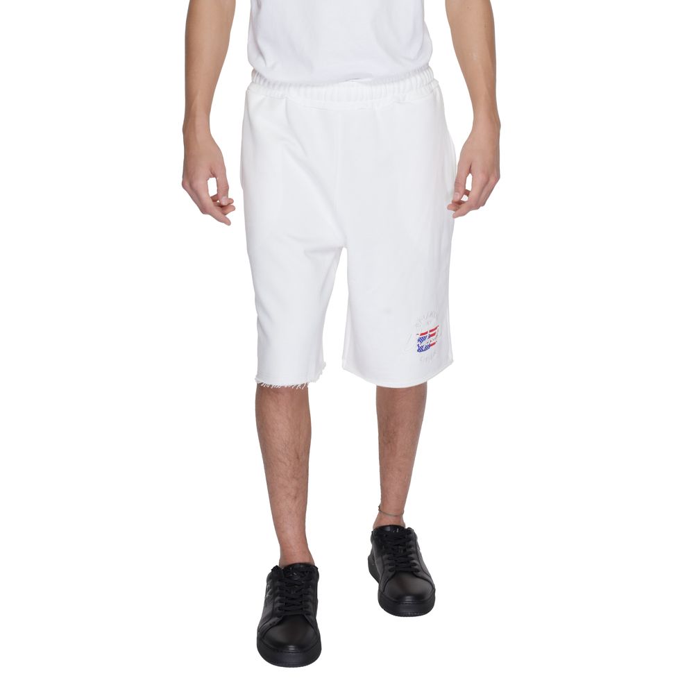 Underclub White Cotton Bermuda Shorts 1728,71956299936,Bermuda - Shorts - Clothing,Clothing,IT46 | M,IT48 | L,IT52 | XL,Men,Men - Clothing,New with tags,Shorts - Clothing,Shorts - Men - Clothing,Underclub,White