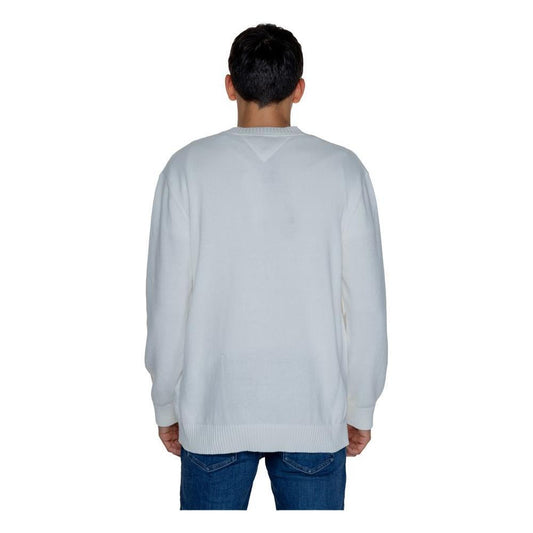 Tommy Hilfiger Jeans White Cotton Sweater TO-14566400008-IT48 | L