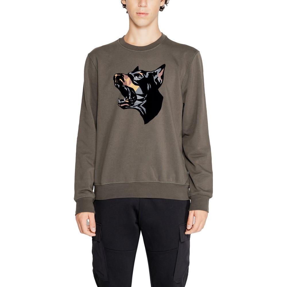 Antony Morato Green Cotton Sweatshirt AN-14635700149-IT46 | M