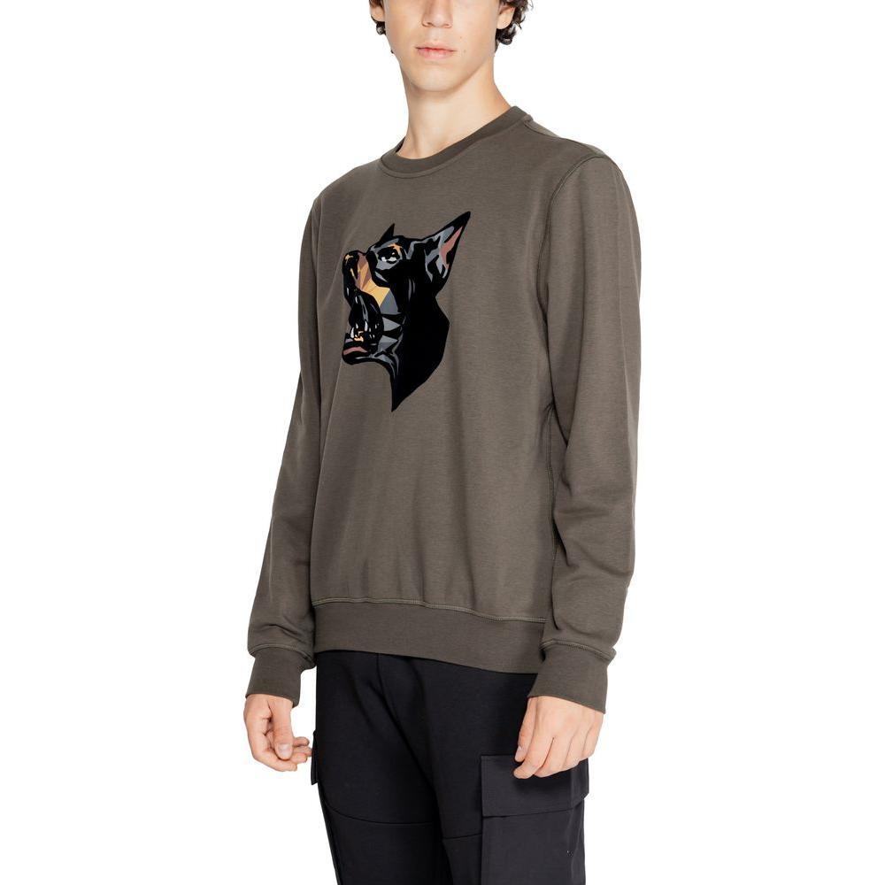 Antony Morato Green Cotton Sweatshirt AN-14635700149-IT46 | M