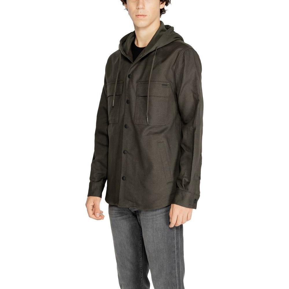 Antony Morato Green Cotton Shirt AN-14638000149-IT52 | XL
