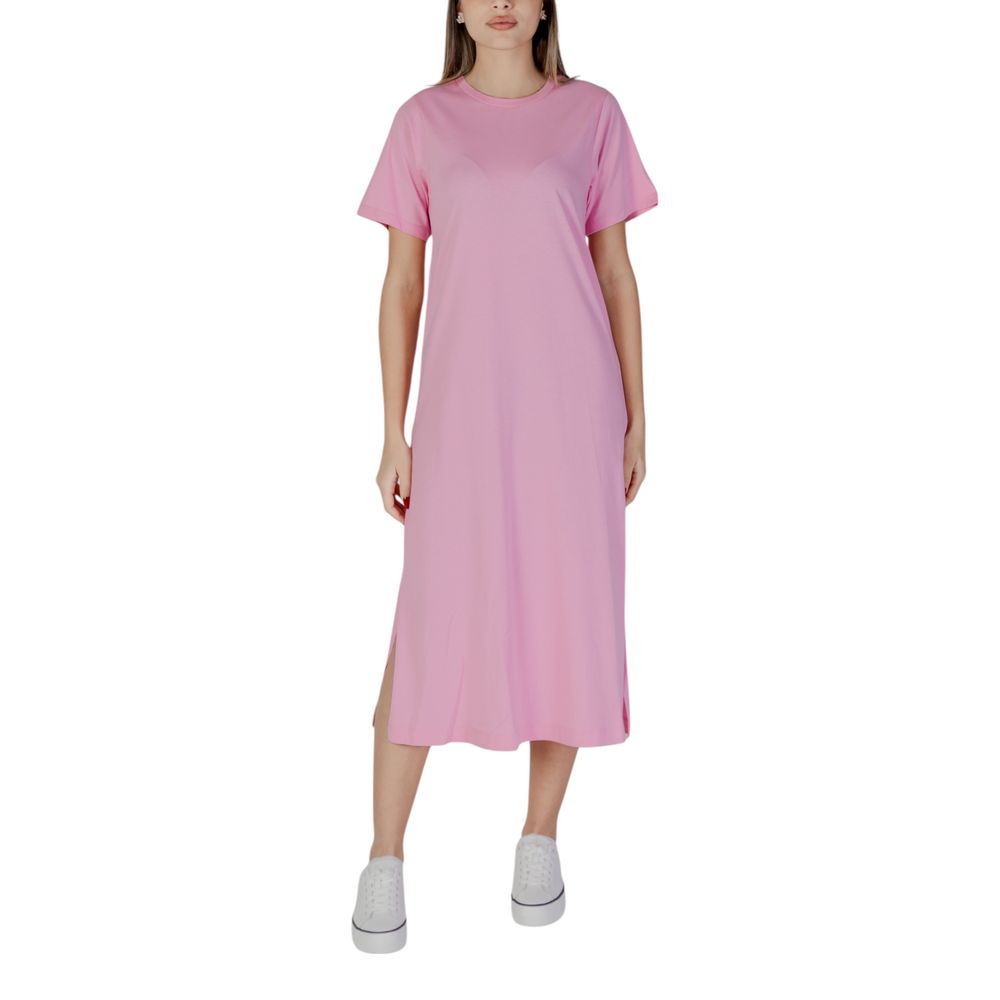 B.Young Multicolor Cotton Midi Dress