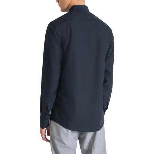 Antony Morato Blue Cotton Shirt AN-10248800010-IT46 | S