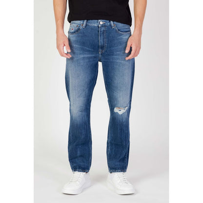 Tommy Hilfiger Jeans Blue Cotton Slim Fit Jean