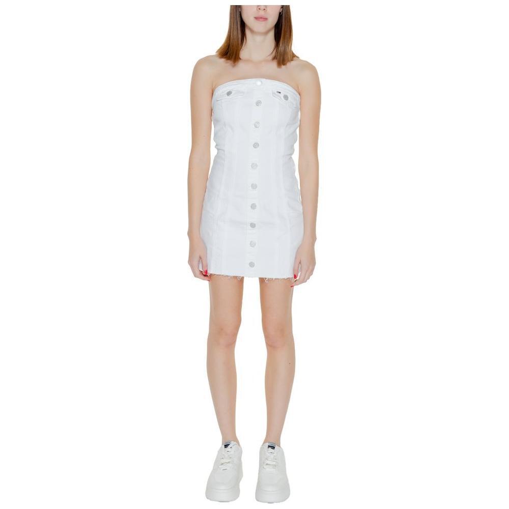 Tommy Hilfiger Jeans White Recycled Cotton Short TO-13218700008-IT38|XS