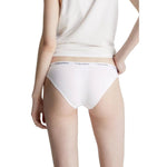Calvin Klein Underwear White Cotton Panty, back view showing perfect fit and comfort in high-quality cotton material.