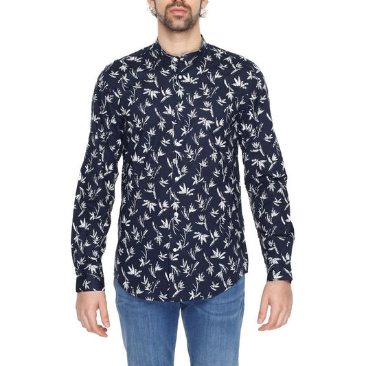 Antony Morato Blue Cotton Shirt AN-13369600010-IT54 | XXL