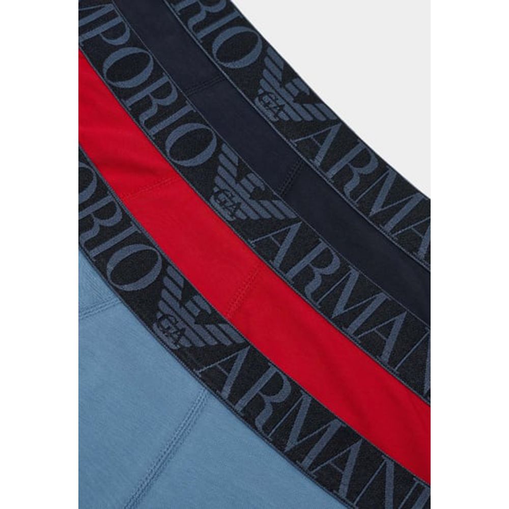 Emporio Armani Underwear Blue Cotton Briefs Emporio Armani Underwear