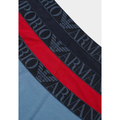 Emporio Armani Underwear Blue Cotton Briefs Emporio Armani Underwear