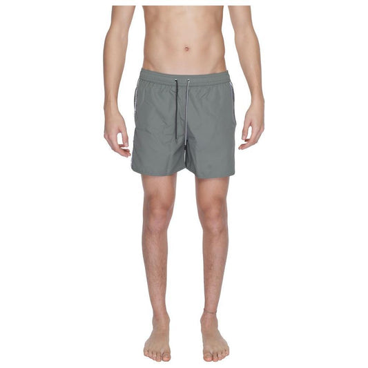 Emporio Armani Underwear Green Polyester Swim Short EM-13477000149-IT54 | XXL