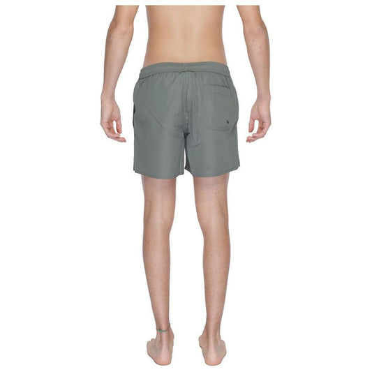 Emporio Armani Underwear Green Polyester Swim Short EM-13477000149-IT54 | XXL