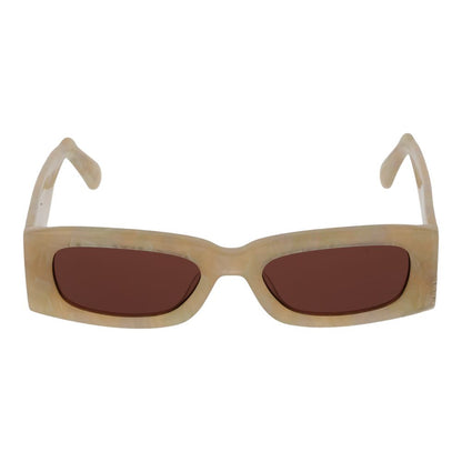 GCDS Cream Plastic Sunglasses