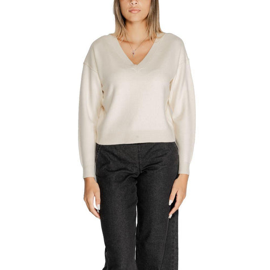 Vero Moda White Viscose Sweater VE-15265600820-IT42|M