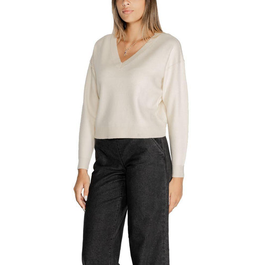 Vero Moda White Viscose Sweater VE-15265600820-IT42|M