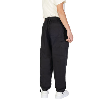 Calvin Klein Jeans Black Recycled Cotton Cargo Pants