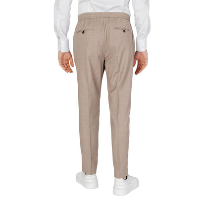 Antony Morato Beige Polyester Casual Pants