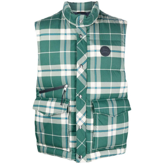 Woolrich Green Polyester Vest WO-14359-M