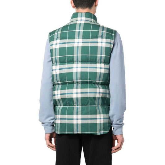 Woolrich Green Polyester Vest WO-14359-M