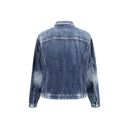 Dsquared² Blue Cotton Denim Jacket