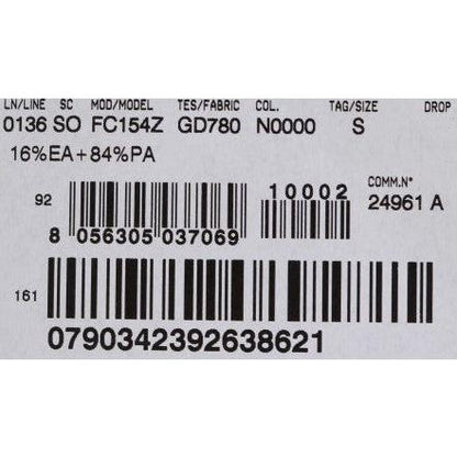 Dolce & Gabbana Black Stretch Carretto Crystal Socks