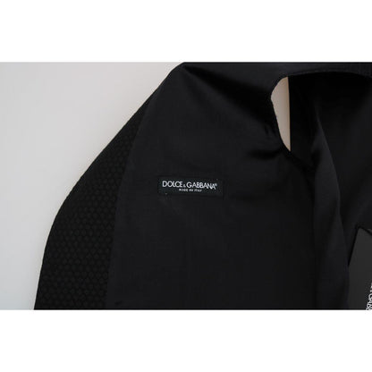 Dolce & Gabbana Black Polka Dot Pattern Vest