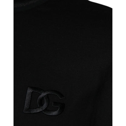 Dolce & Gabbana Black Crew Neck Short Sleeve T-shirt