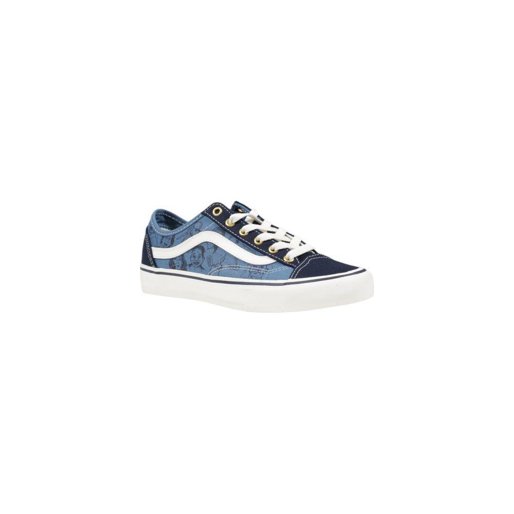 Vans Blue Suede Leather Sneaker VA-15781300582-EU37/US7
