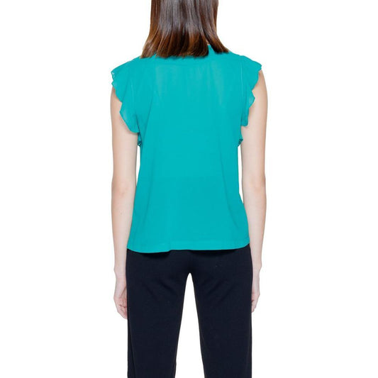Rinascimento Green Polyester Blouse RI-14208200148-IT38|XS