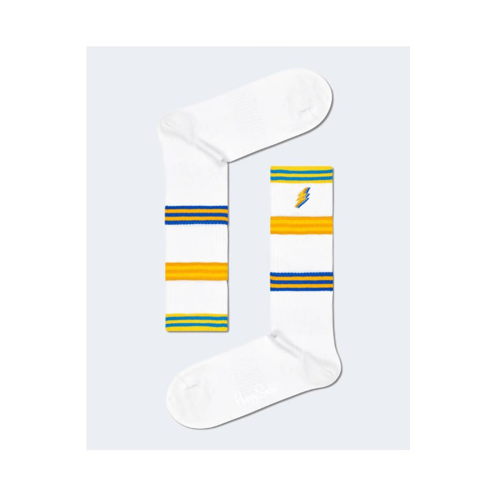 Happy Socks White Cotton Sock HA-8995400008-36-40
