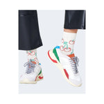 Happy Socks White Cotton Sock HA-8995900008-36-40