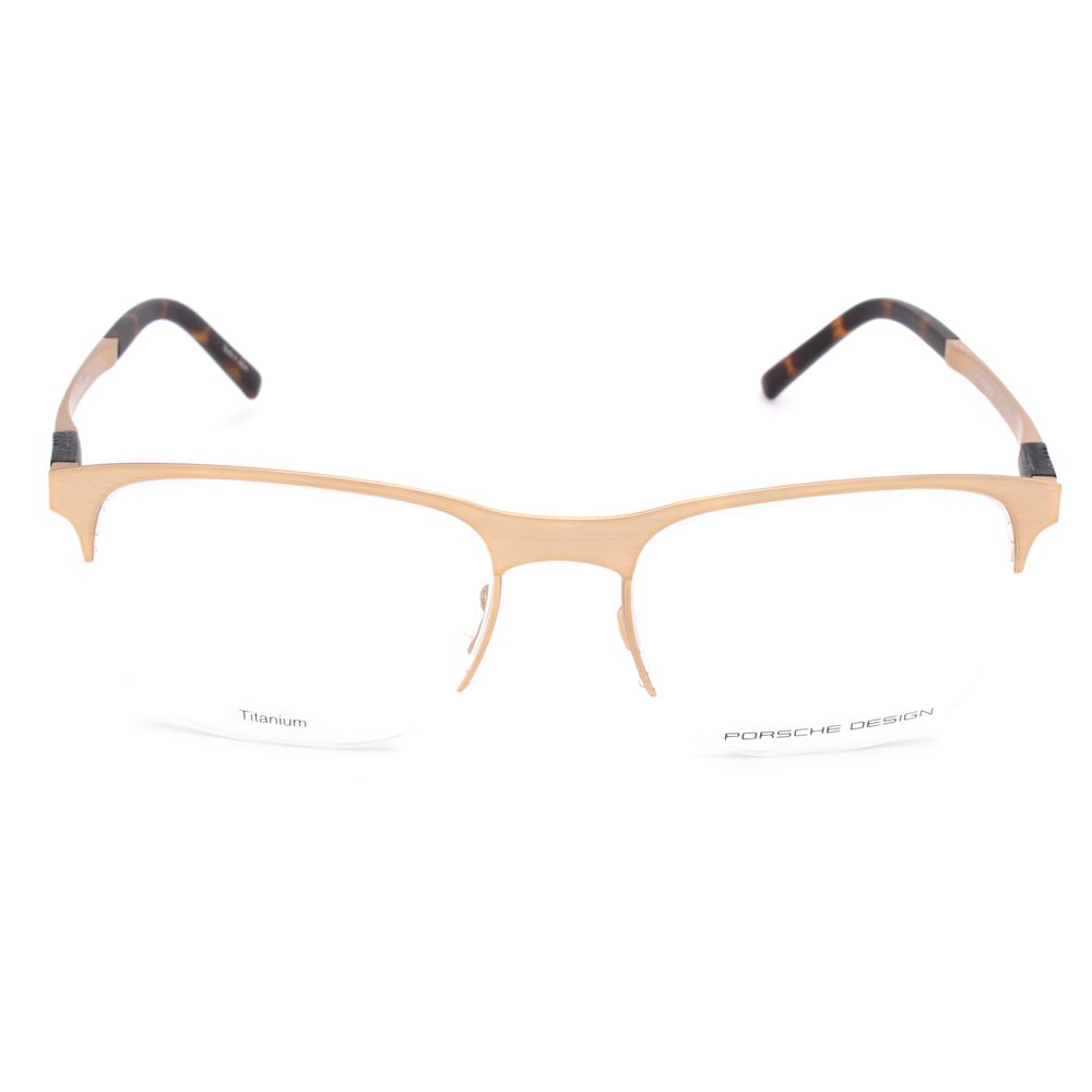 Porsche Gold Titanium Frames for men, model P8322-B, featuring lightweight design with 54/18/145 mm dimensions, made in Japan.