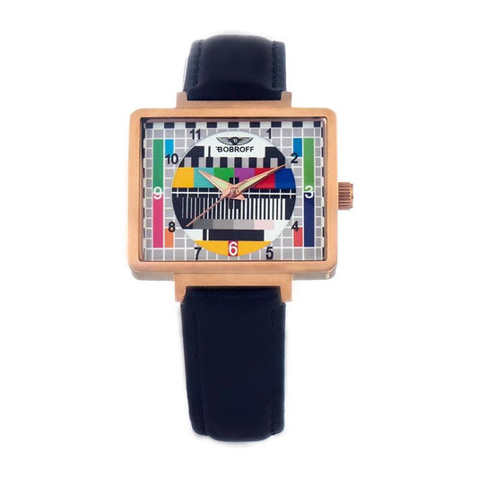 Bobroff Black Leather Watch BOBF0035S014AC