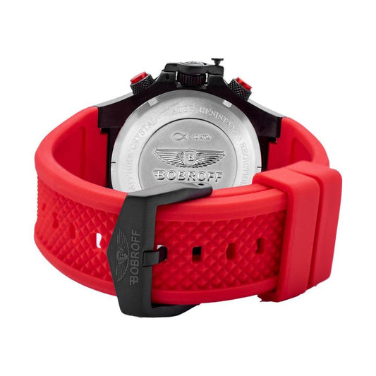 Bobroff Red Rubber Watch BOBF1002M14AC