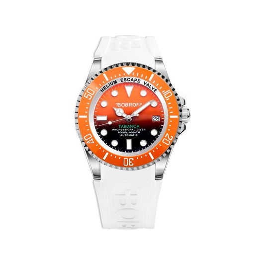 Bobroff White Rubber Watch BOBF0004BNBFSTBAC