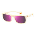 Polaroid White Rubber Sunglasses POPLD2134SIXNAC