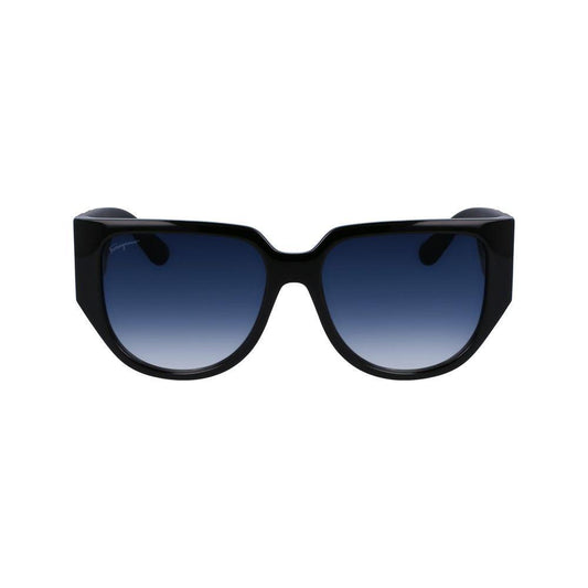 Ferragamo Black Bio Injected Sunglasses FESF1088SE001AC