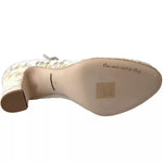 Dolce & Gabbana White Lace Crystals Heels Sandals Shoes LA10363-41