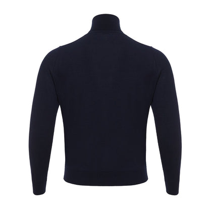 Colombo Blue Cashmere Turtleneck Colombo