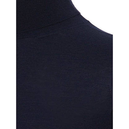 Colombo Blue Cashmere Turtleneck Colombo