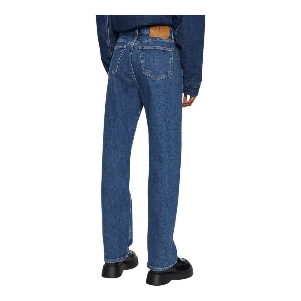 Calvin Klein Jeans Blue Cotton Mom Jean
