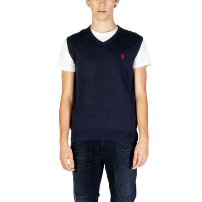 U.S. POLO ASSN. Blue Cotton Waistcoat