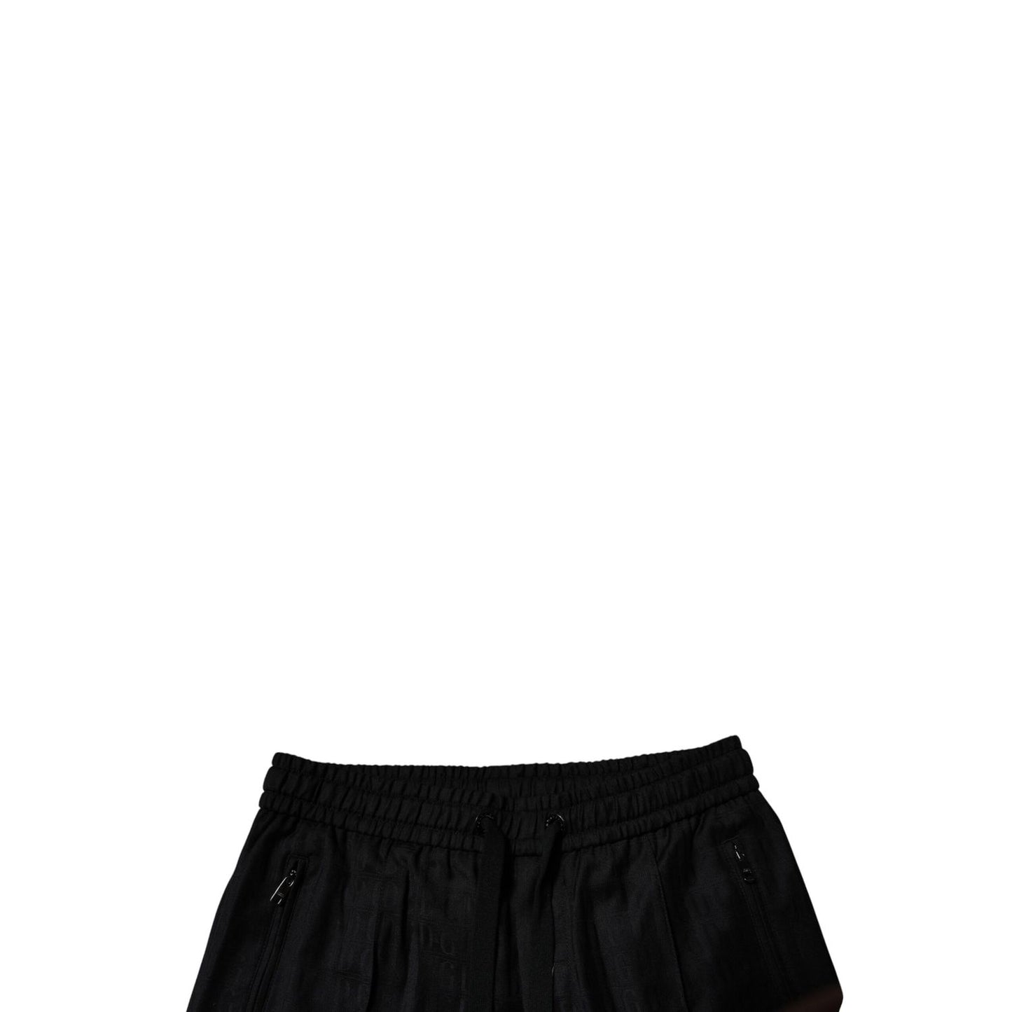 Dolce & Gabbana Black Wool Jogger Jogging Pants