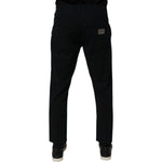 Dolce & Gabbana Dark Blue Cotton Stretch Loose Men Denim Jeans PAN76096-48