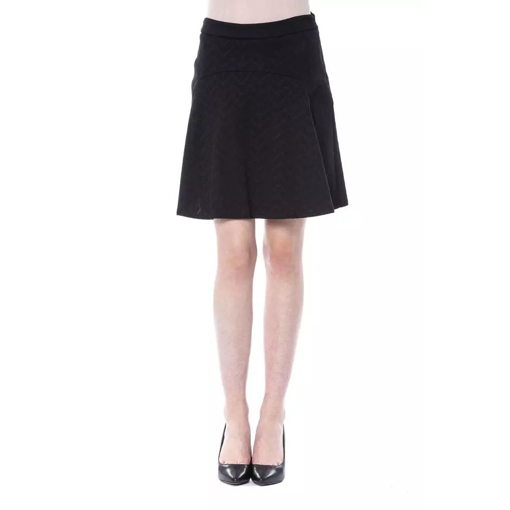 BYBLOS Black Polyester Mini Skirt