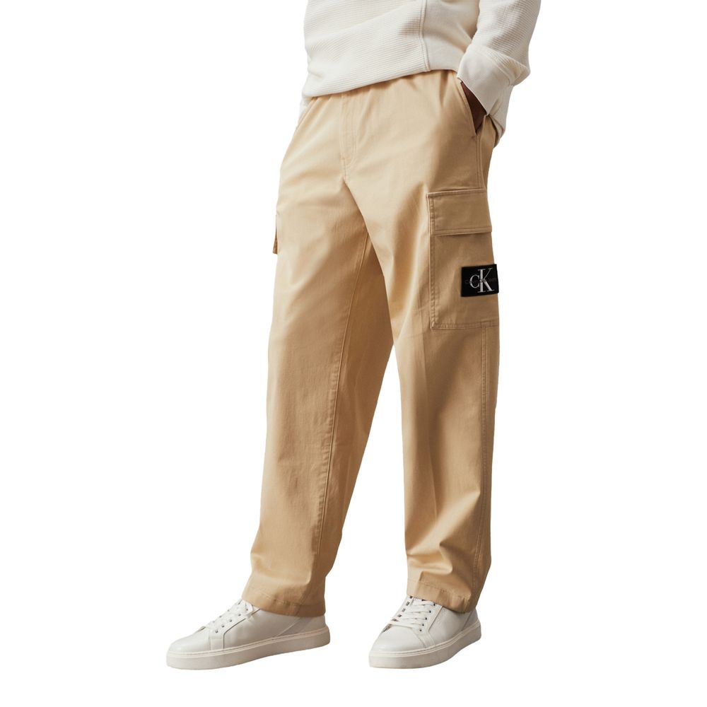 Calvin Klein Beige Cotton Pant