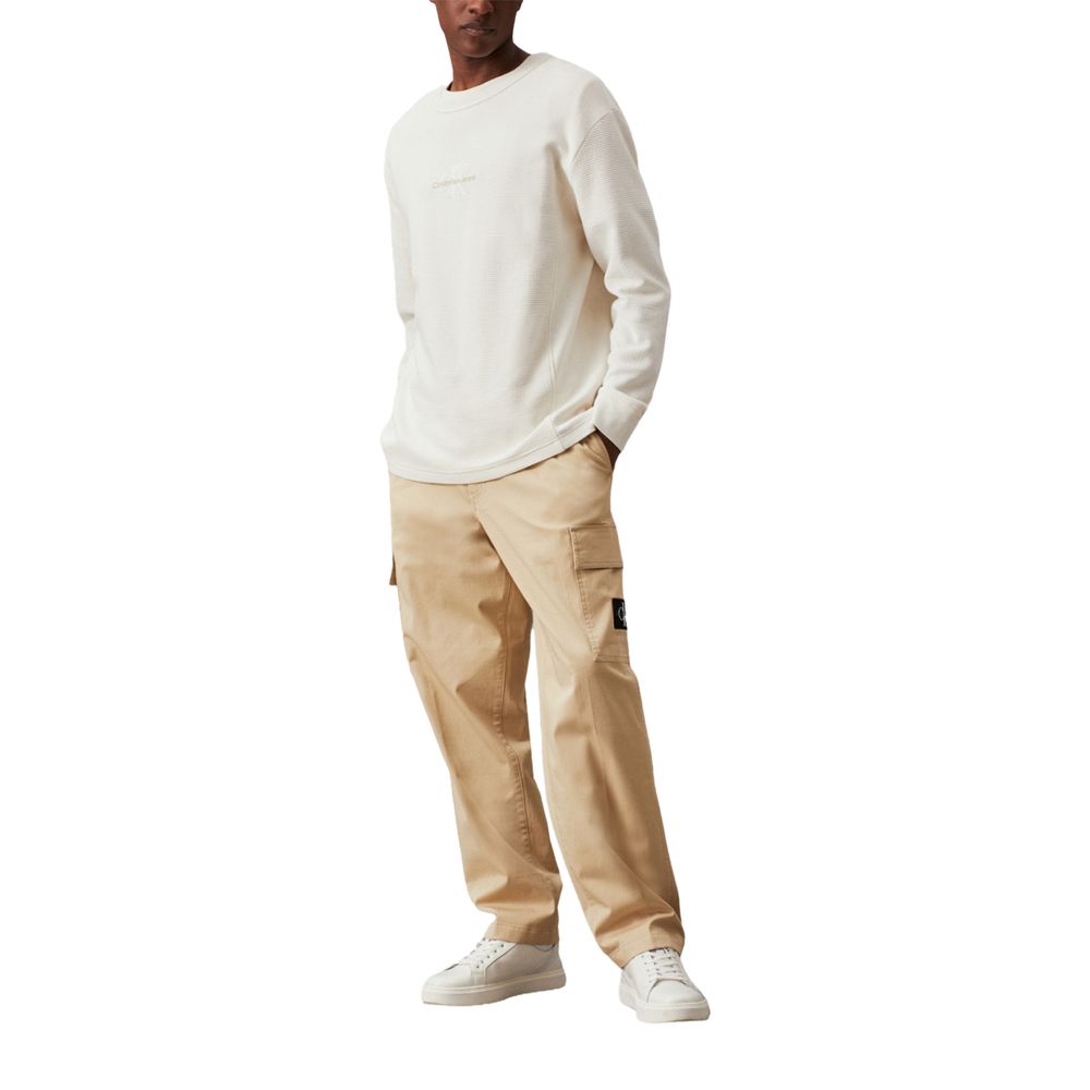 Calvin Klein Beige Cotton Pant
