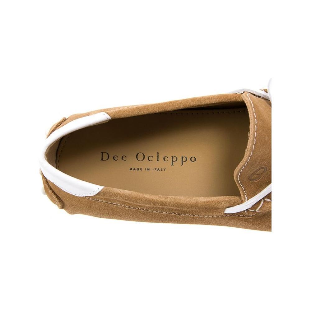 Dee Ocleppo Beige Leather Casual DEOC-1076-EU44/US11