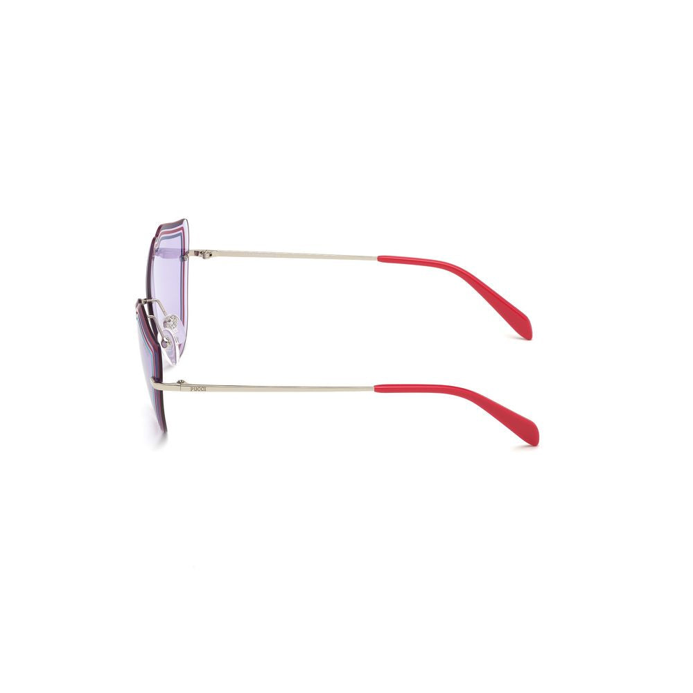 Emilio Pucci Gray Metal Sunglasses EPEP01346416YAC