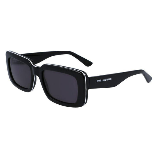 Karl Lagerfeld Black Injected Sunglasses KLKL6101S001AC