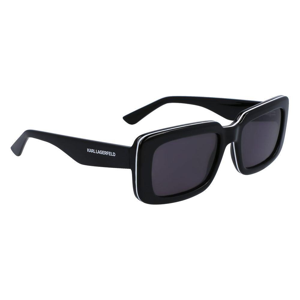Karl Lagerfeld Black Injected Sunglasses KLKL6101S001AC